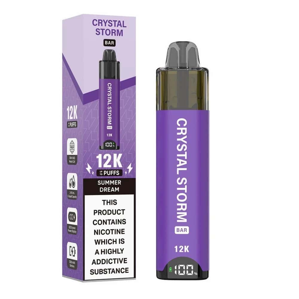 Crystal Strom Bar 12k Vape Kit Box of 5