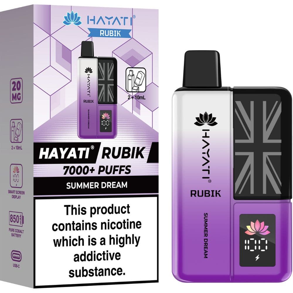  Summer Dream Hayati Rubik 7000 Vape Kit Box of 5