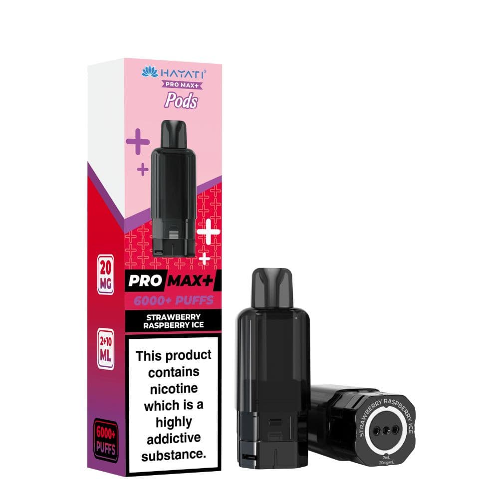  Strawberry Raspberry Ice Hayati Pro Max Plus 6000 Pods Pack of 5
