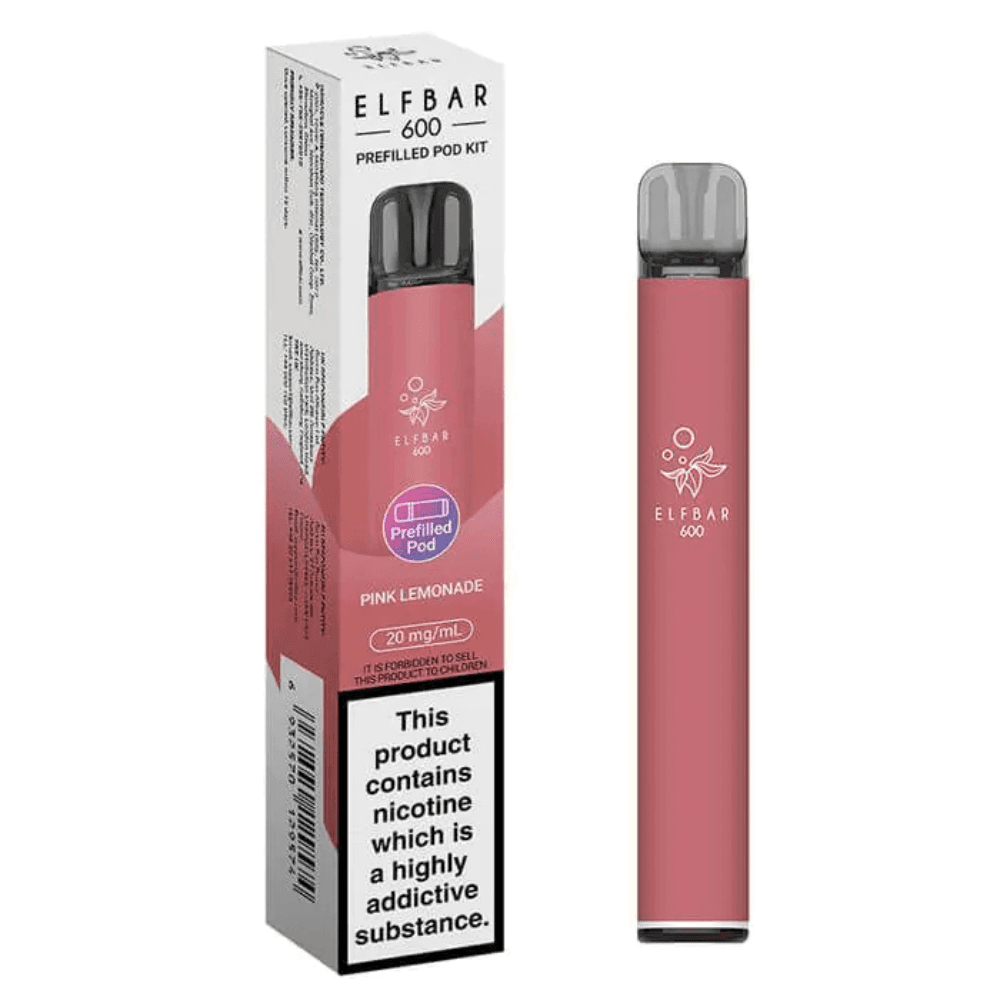  Pink Lemonade Ske Crystal Original 600 Vape Kit Box of 10