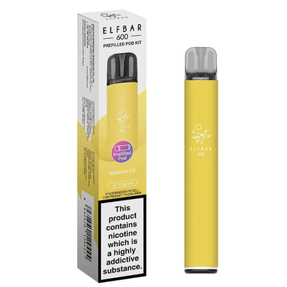  Banana Ice Ske Crystal Original 600 Vape Kit Box of 10