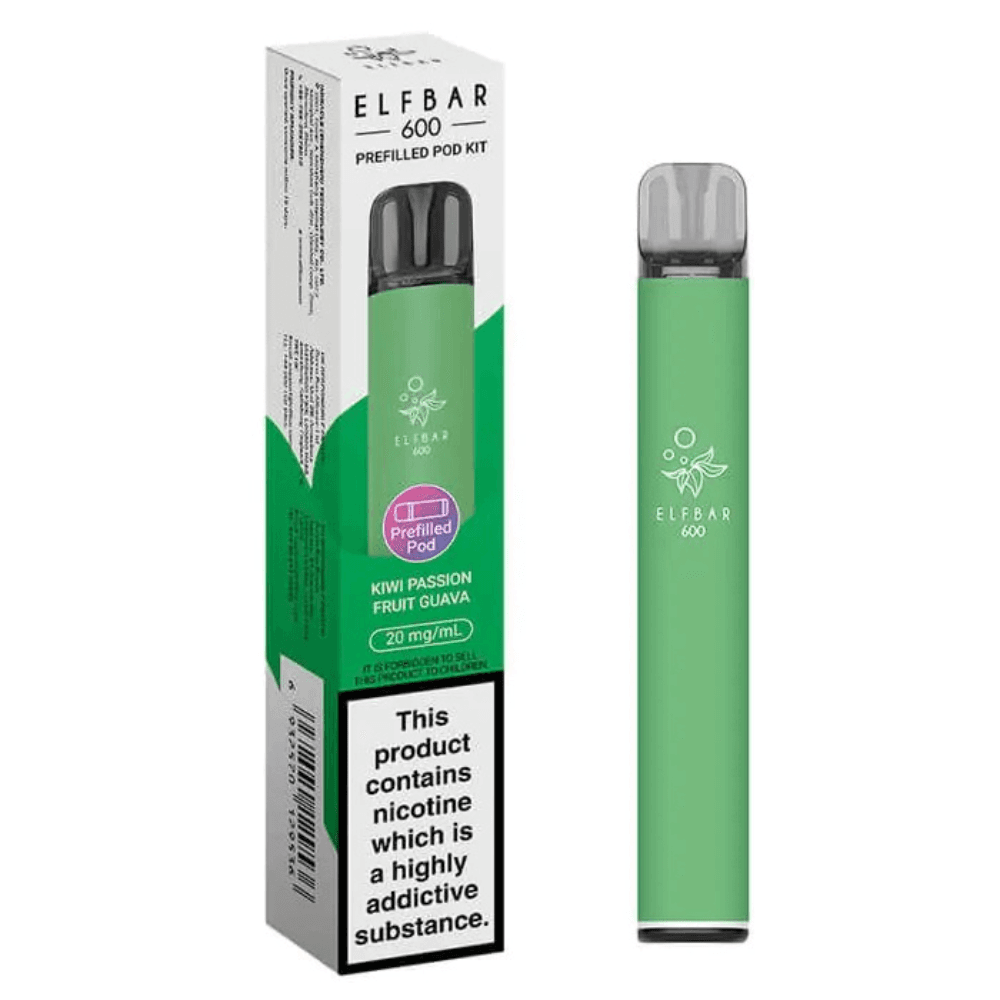  Kiwi Passion Fruit Guava Ske Crystal Original 600 Vape Kit Box of 10
