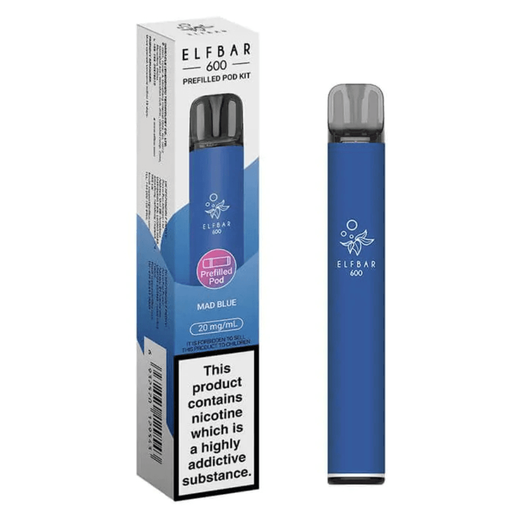  Mad Blue Ske Crystal Original 600 Vape Kit Box of 10