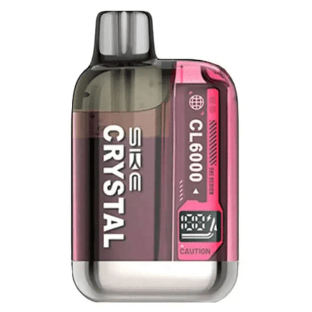  Dragonfruit Peach Melon Ske Crystal CL6000 Vape Kit Box of 5