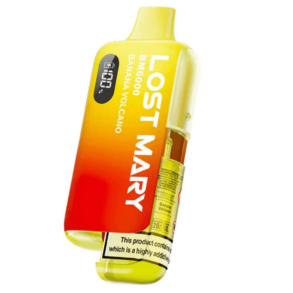  Banana Ice Lost Mary Bm6000 Vape Kit Box of 5