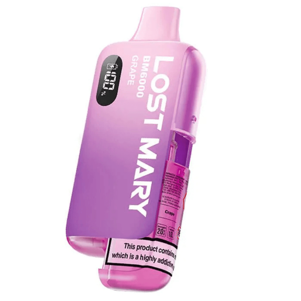  Grape Lost Mary Bm6000 Vape Kit Box of 5