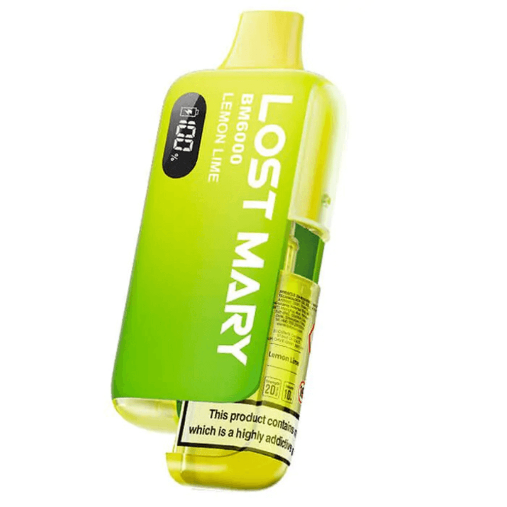  Lemon Lime Lost Mary Bm6000 Vape Kit Box of 5