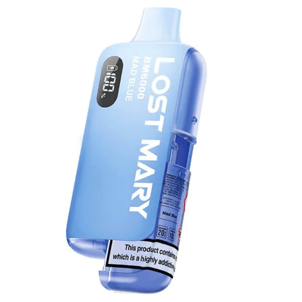  Mad Blue Lost Mary Bm6000 Vape Kit Box of 5