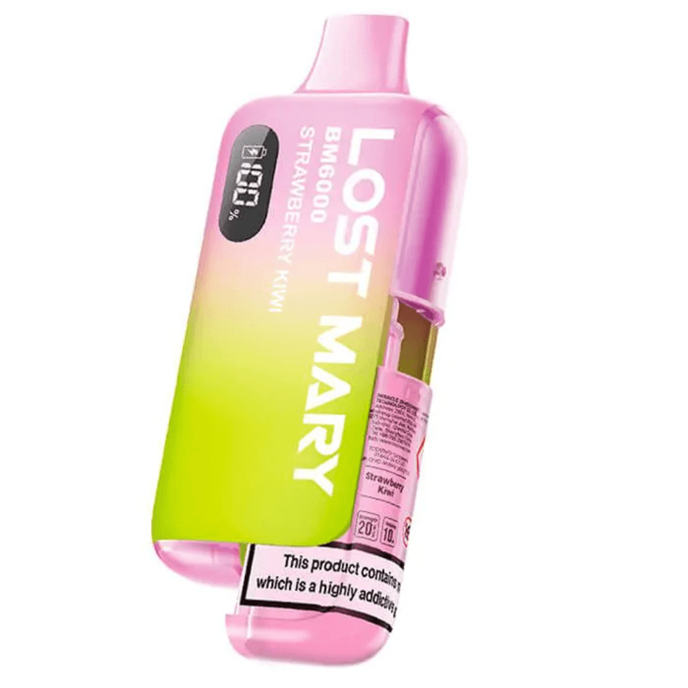  Strawberry Kiwi Lost Mary Bm6000 Vape Kit Box of 5