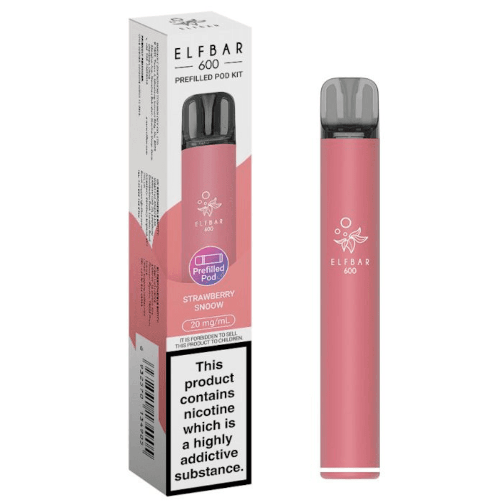  Strawberry Snow Ske Crystal Original 600 Vape Kit Box of 10