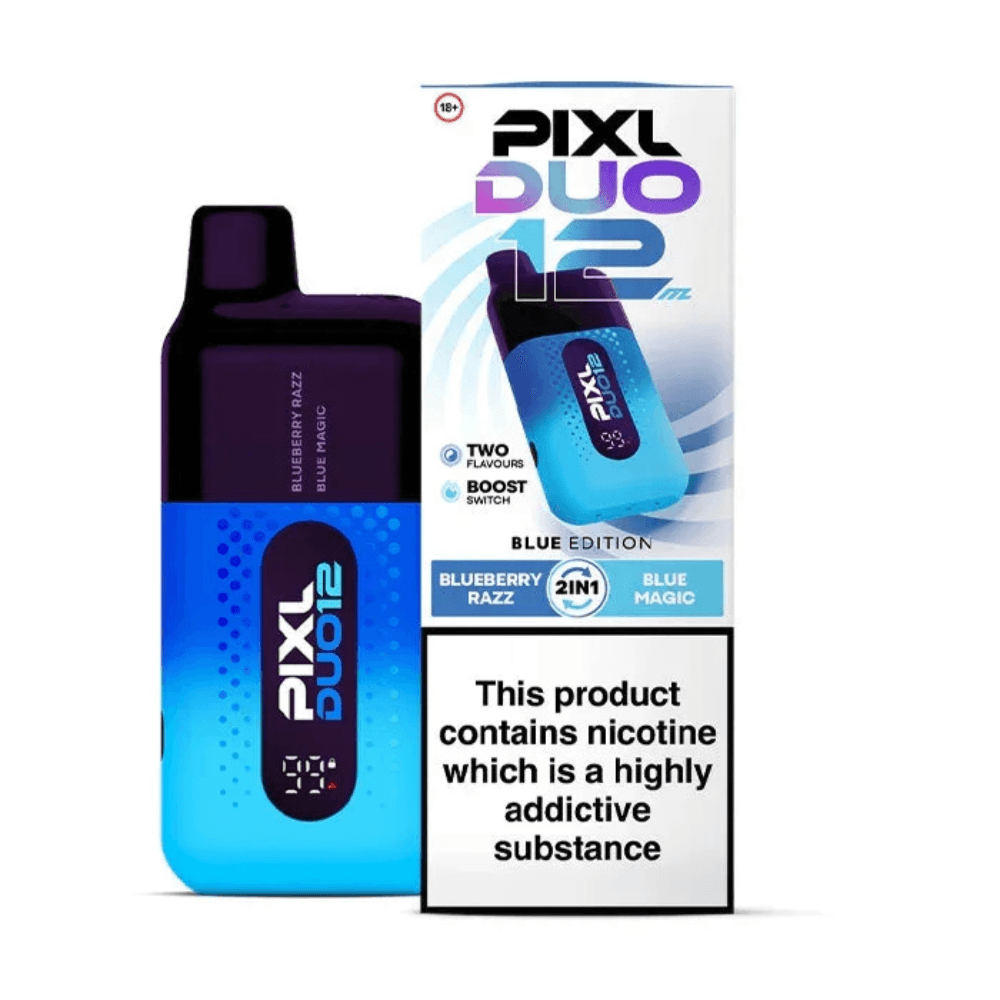  Blue Edition Pixl Duo 10k Prefilled Vape Kit Box of 5