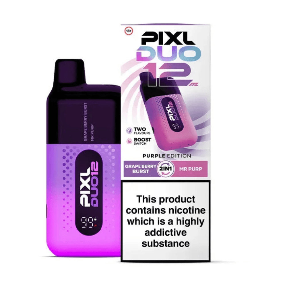  Purple Edition Pixl Duo 10k Prefilled Vape Kit Box of 5