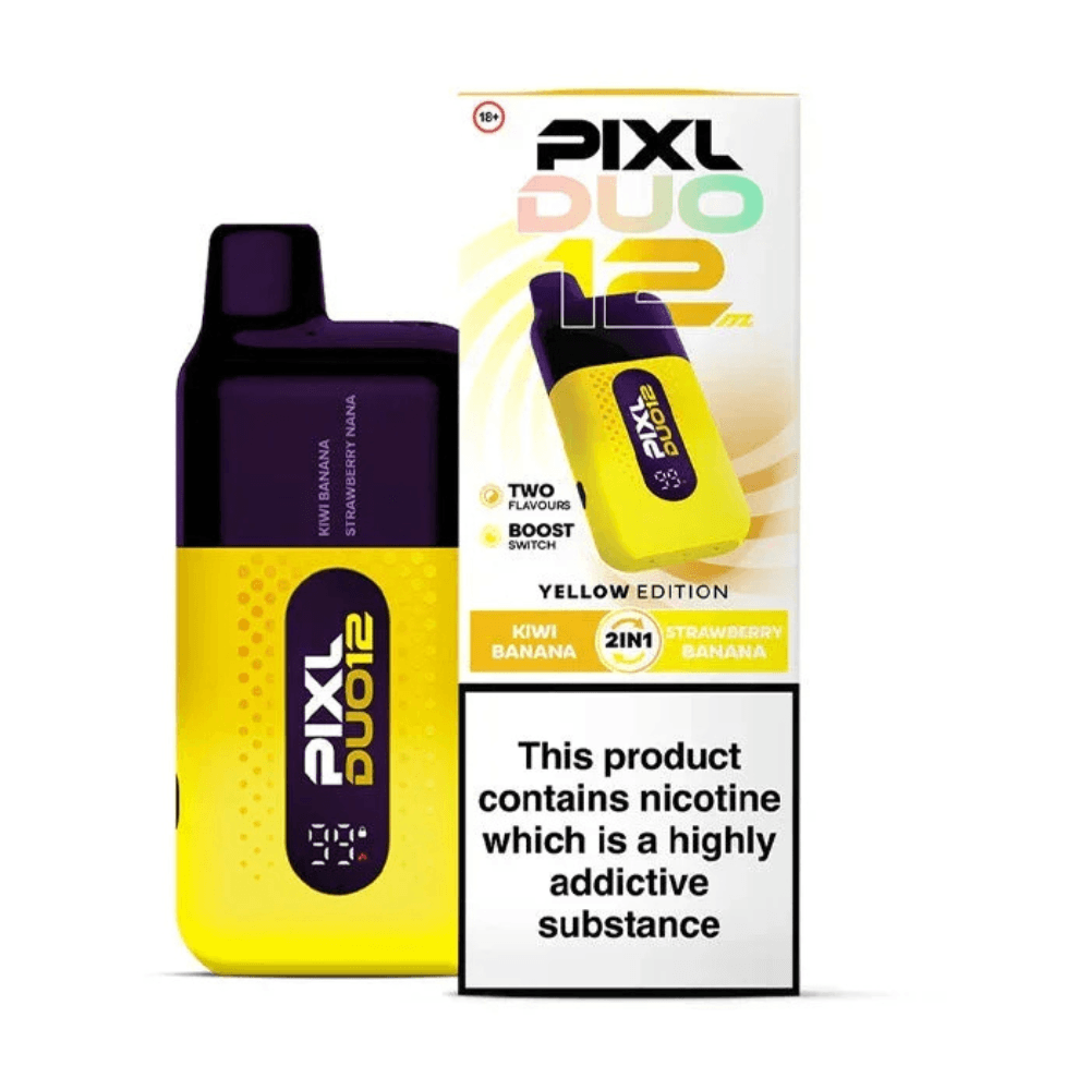  Yellow Edition Pixl Duo 10k Prefilled Vape Kit Box of 5