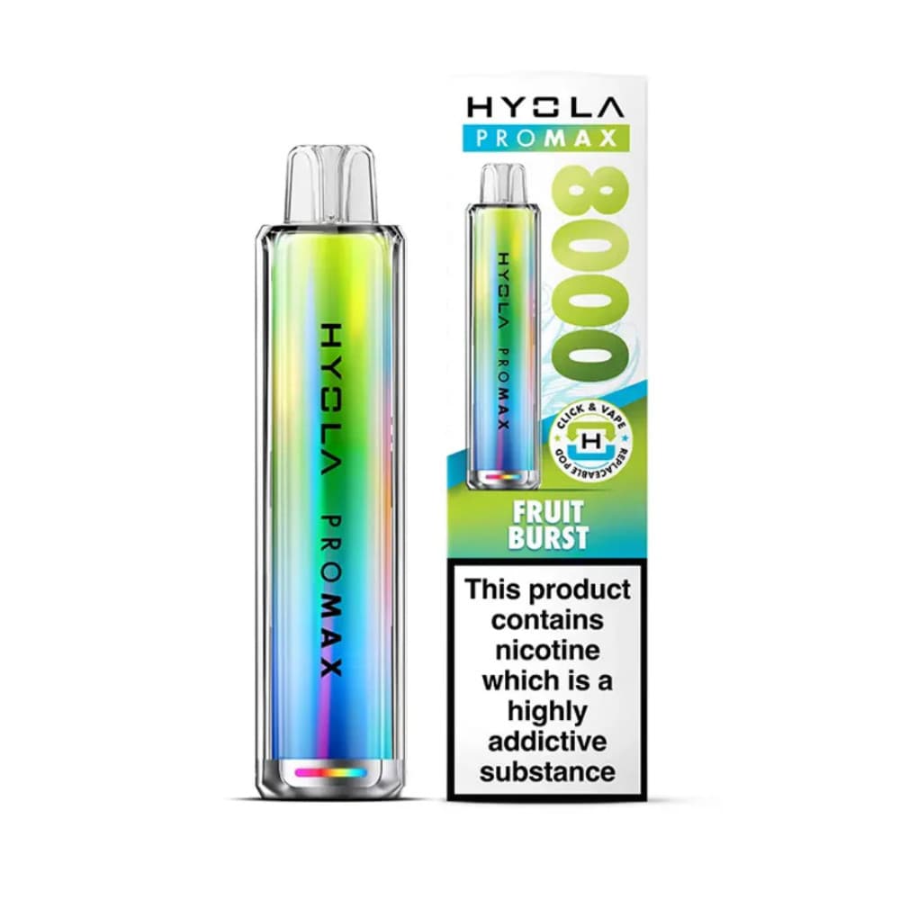  Fruit Burst Hyola Pro Max 8000 Vape Kit Box of 5