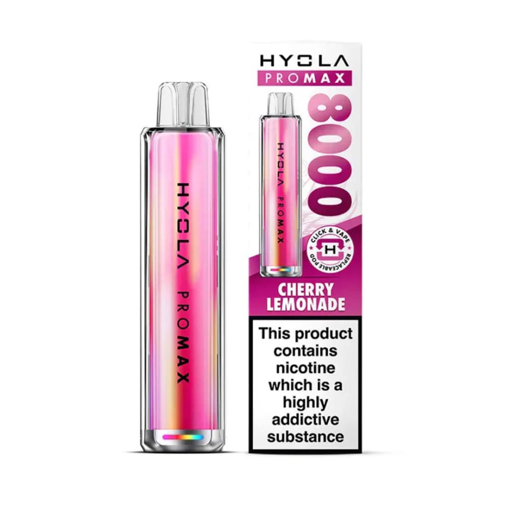  Cherry Lemonade Hyola Pro Max 8000 Vape Kit Box of 5