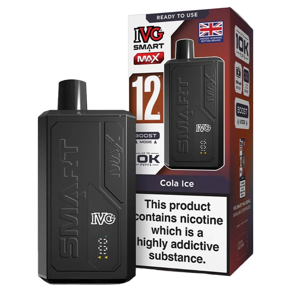  Cola Ice IVG Smart Max 10k Vape Kit Box of 5