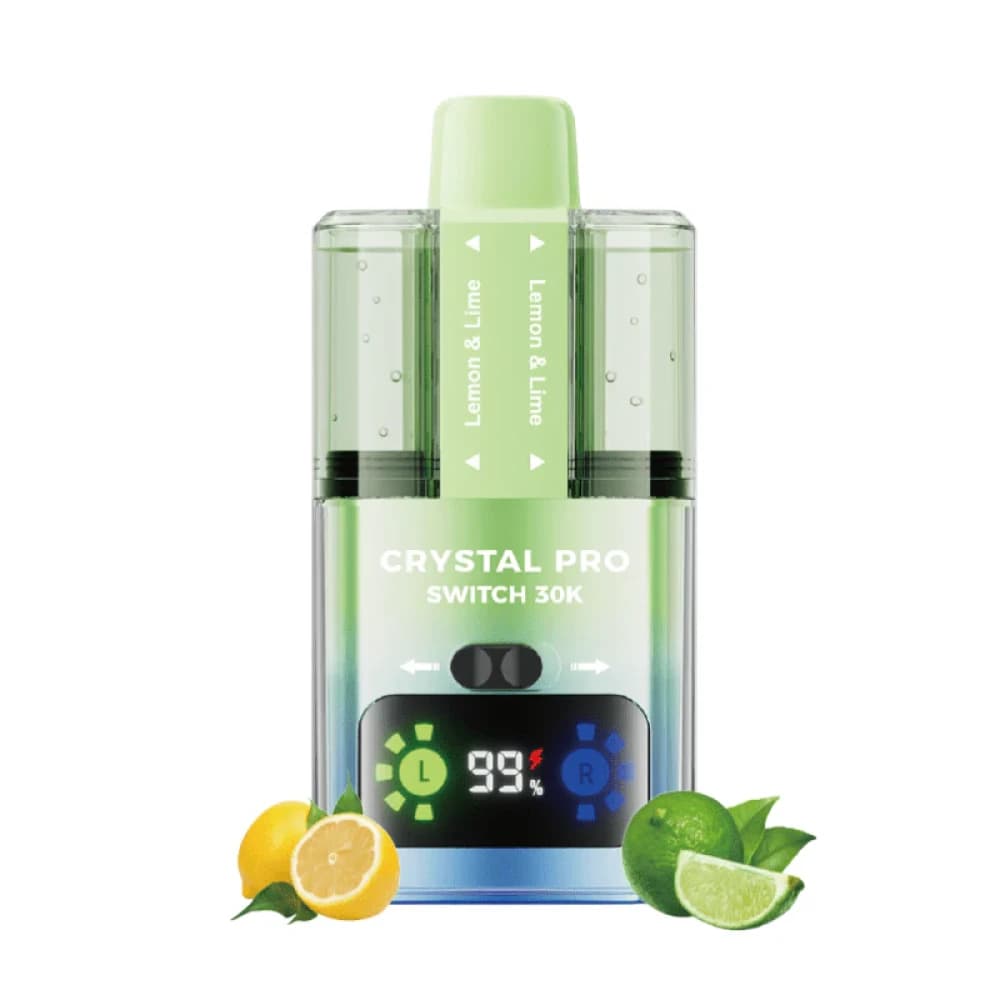  Lemon & Lime / Lemon & Mint Crystal Pro Switch 30k Vape Kit Box of 5
