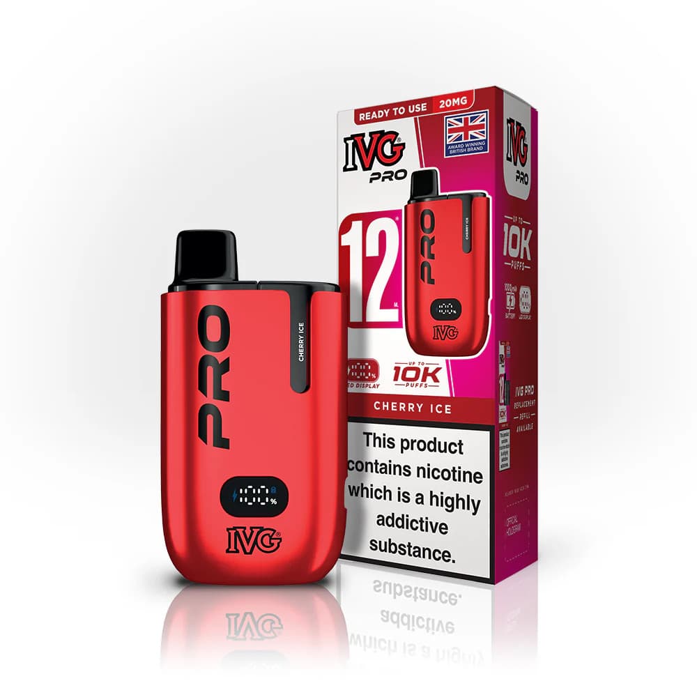  Cherry Ice IVG Pro 10k Vape Kit Box of 5