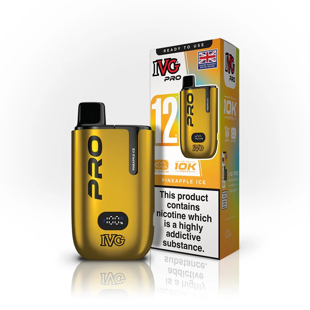  Pineapple Ice IVG Pro 10k Vape Kit Box of 5