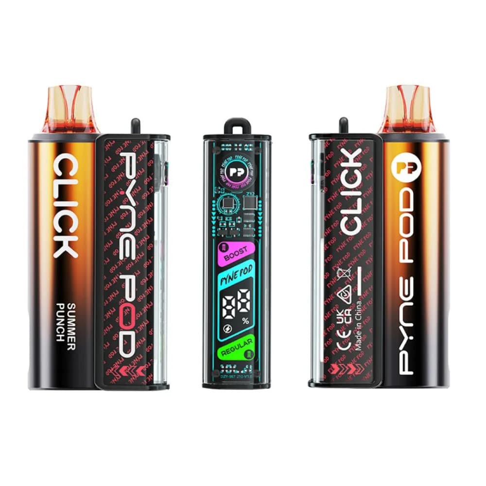  Summer Punch Pyne Pod Click 10k Vape Kit Box of 5