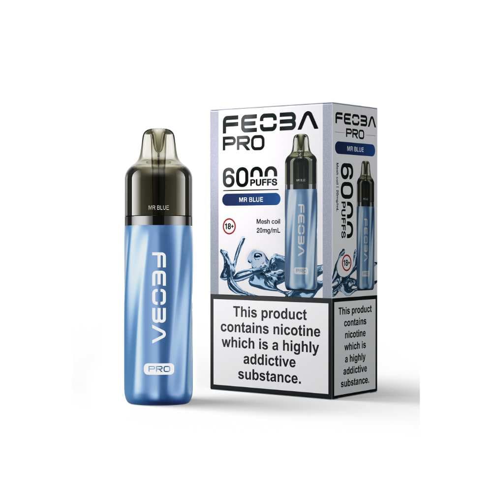  Mr Blue Feoba Pro Plus 6000 Vape Kit Box of 5
