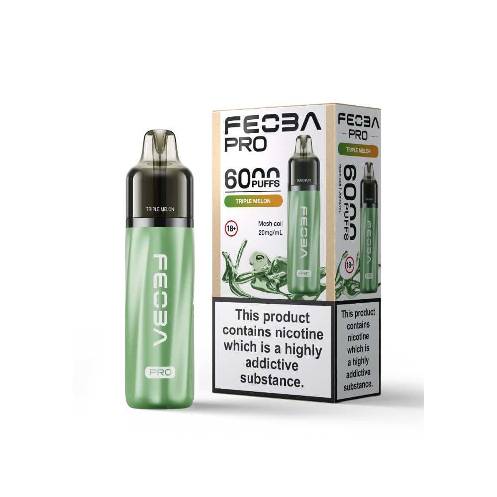  Triple Melon Feoba Pro Plus 6000 Vape Kit Box of 5