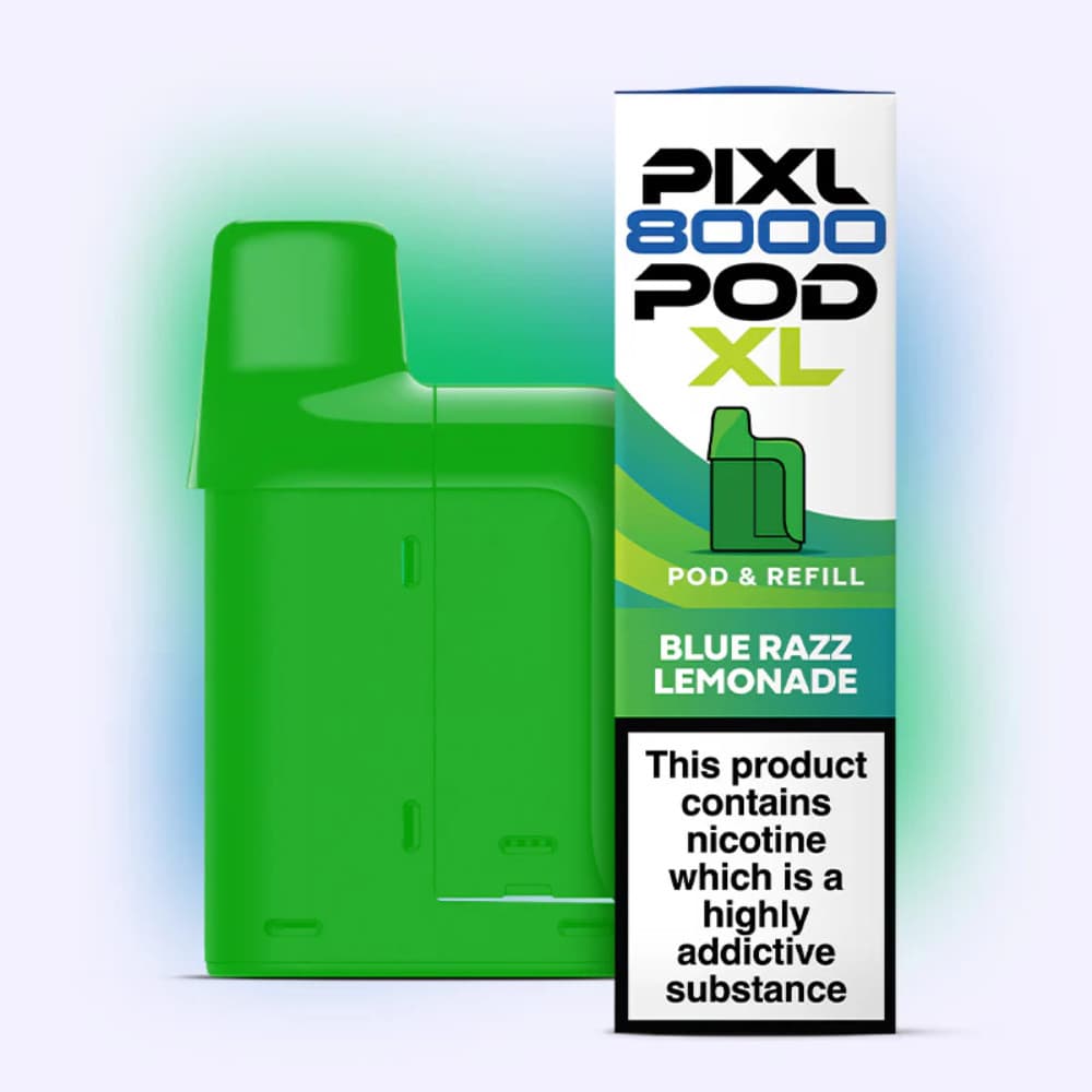  Blue Razz Lemonade Pixl 8000 Prefilled Pods Pack of 5