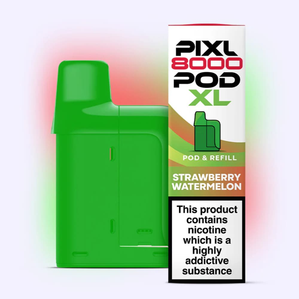  Strawberry Watermelon Pixl 8000 Prefilled Pods Pack of 5