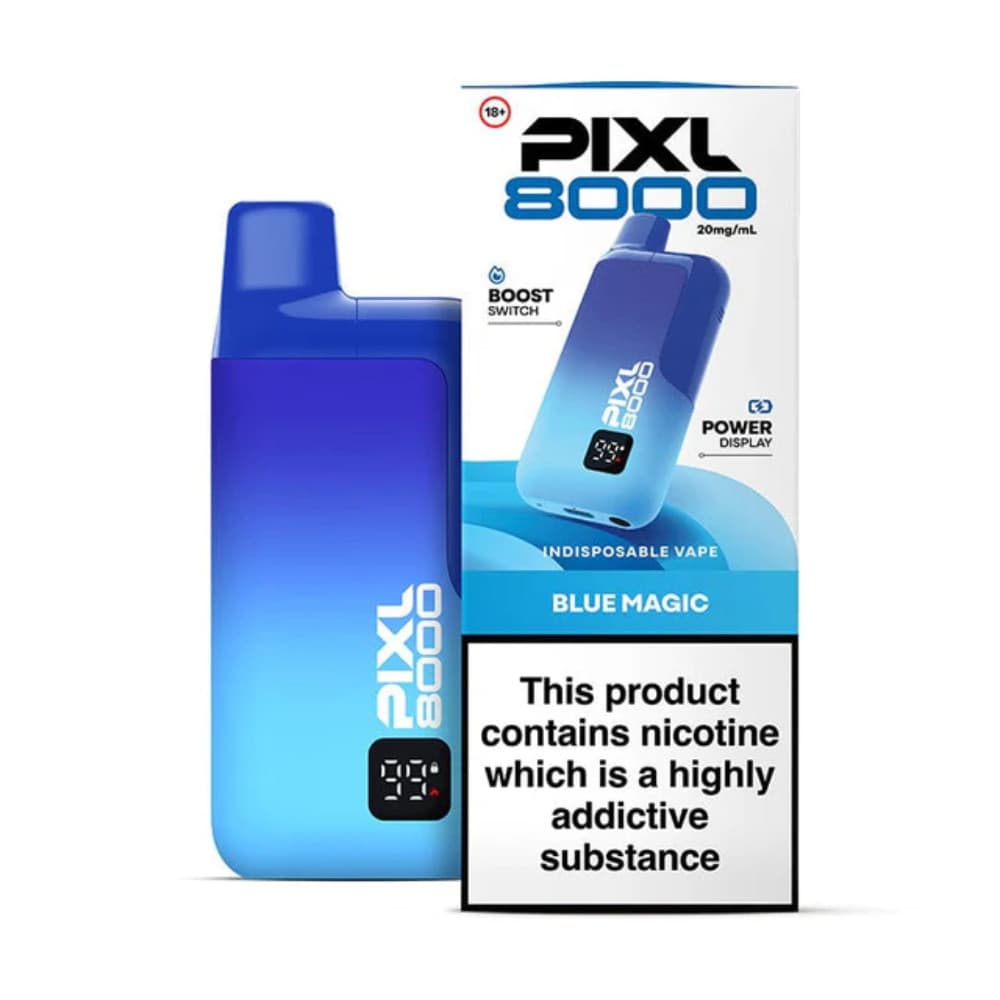  Blue Magic Pixl 8000 Prefilled Vape Kit Box of 5