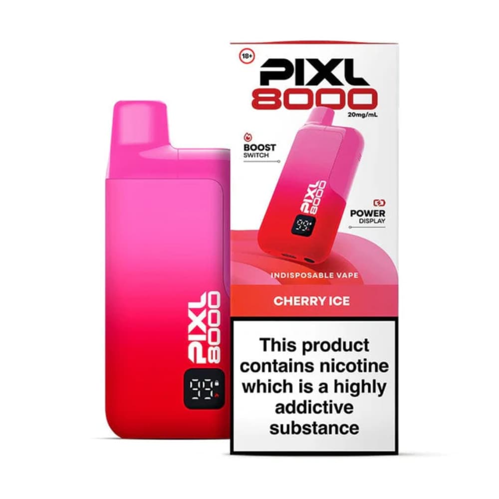  Cherry Ice Pixl 8000 Prefilled Vape Kit Box of 5