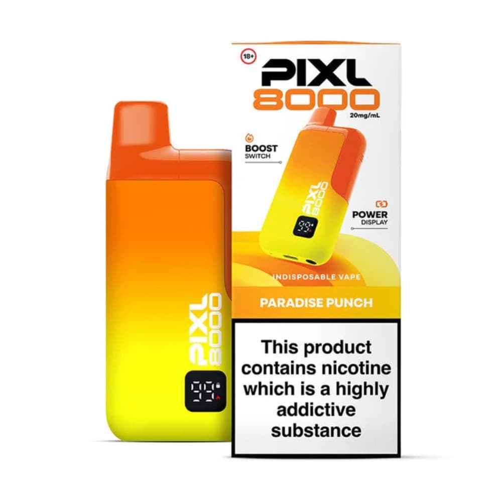  Paradise Punch Pixl 8000 Prefilled Vape Kit Box of 5
