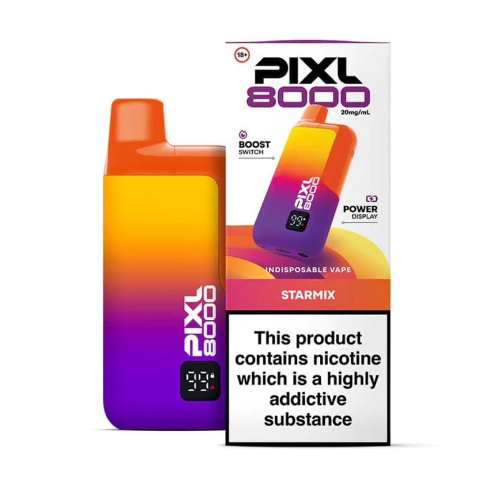  Starmix Pixl 8000 Prefilled Vape Kit Box of 5