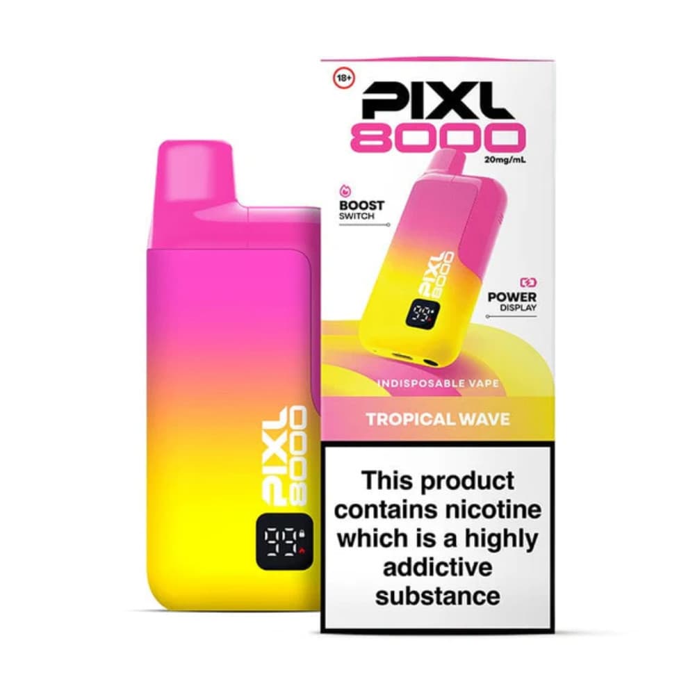  Tropical Wave Pixl 8000 Prefilled Vape Kit Box of 5
