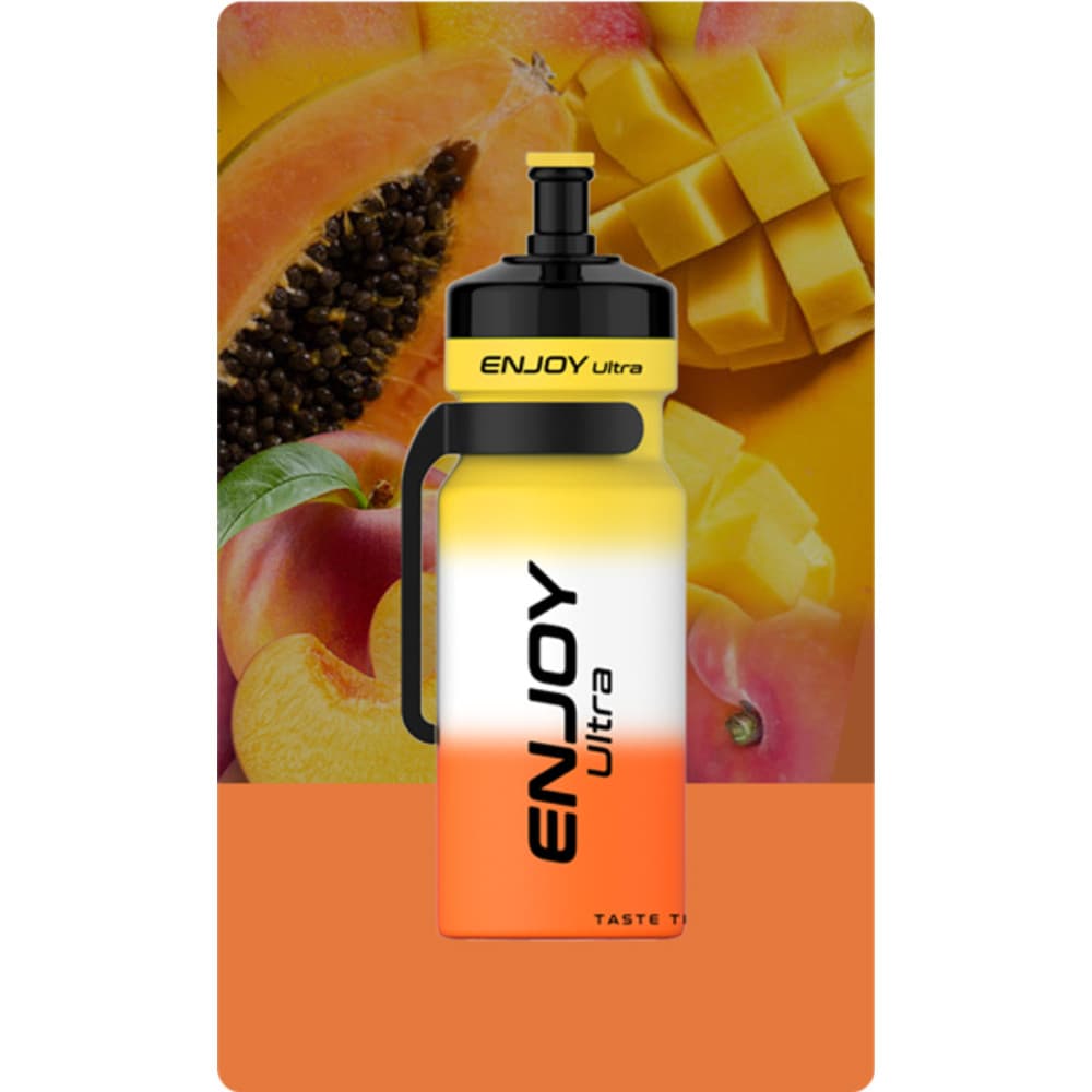  Mango Peach Papaya Enjoy Ultra 9000 Vape Kit Box of 10