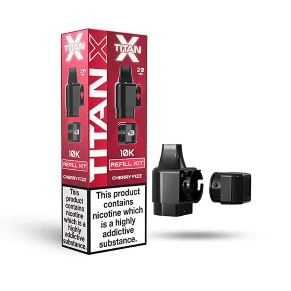  Cherry Fizz Titan X 10K Prefilled Pods Pack of 10
