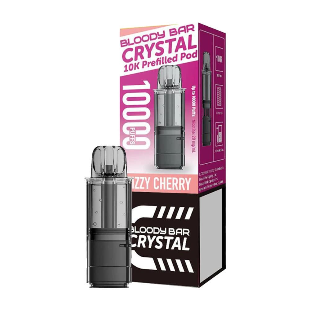  Fizzy Cherry Bloody Bar Crystal 10k Pods Pack of 5