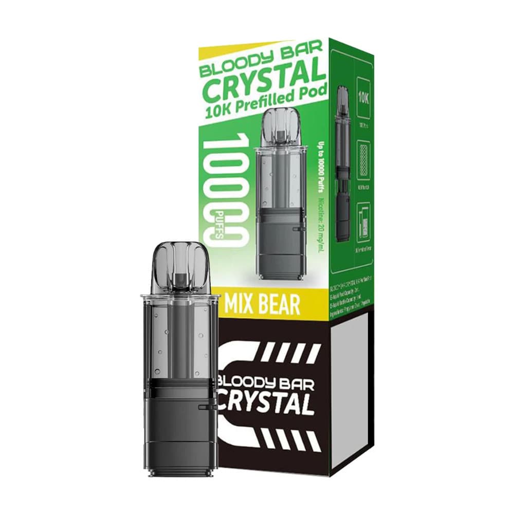  Mix Bear Bloody Bar Crystal 10k Pods Pack of 5