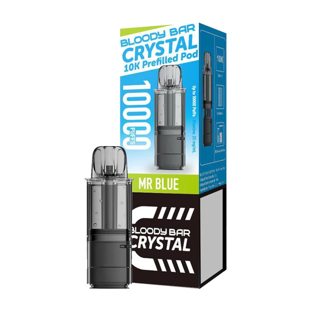  Mr Blue Bloody Bar Crystal 10k Pods Pack of 5