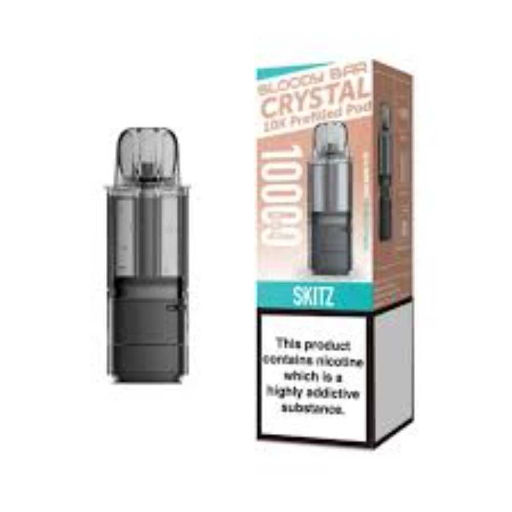  Skitz Bloody Bar Crystal 10k Pods Pack of 5
