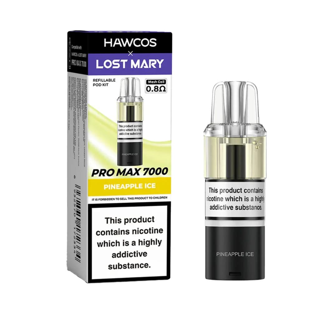  Pineapple Ice Lost Mary Hawcos Pro Max 7000 Pods Pack of 5