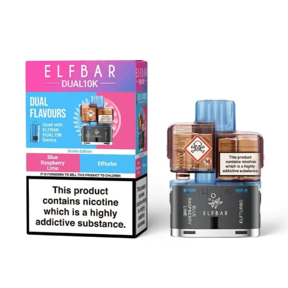  Drinks Edition Elf Bar Dual 10k Pods Pack of 5