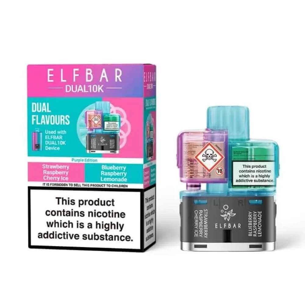  Purple Edition Elf Bar Dual 10k Pods Pack of 5
