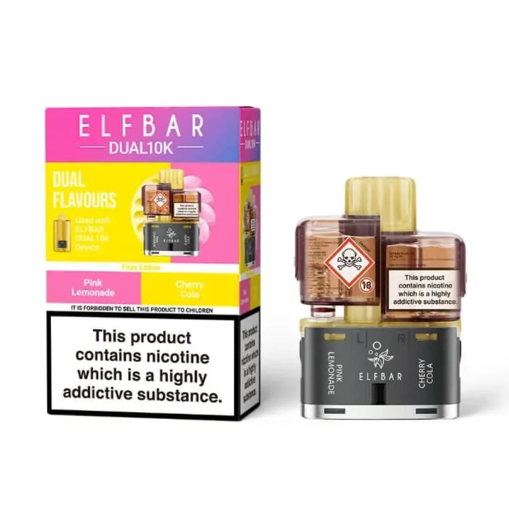  Fizzy Edition Elf Bar Dual 10k Pods Pack of 5