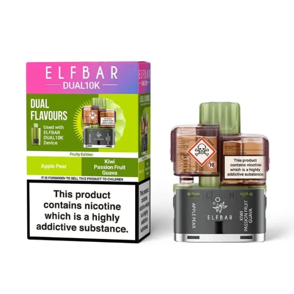  Fruity Edition Elf Bar Dual 10k Pods Pack of 5