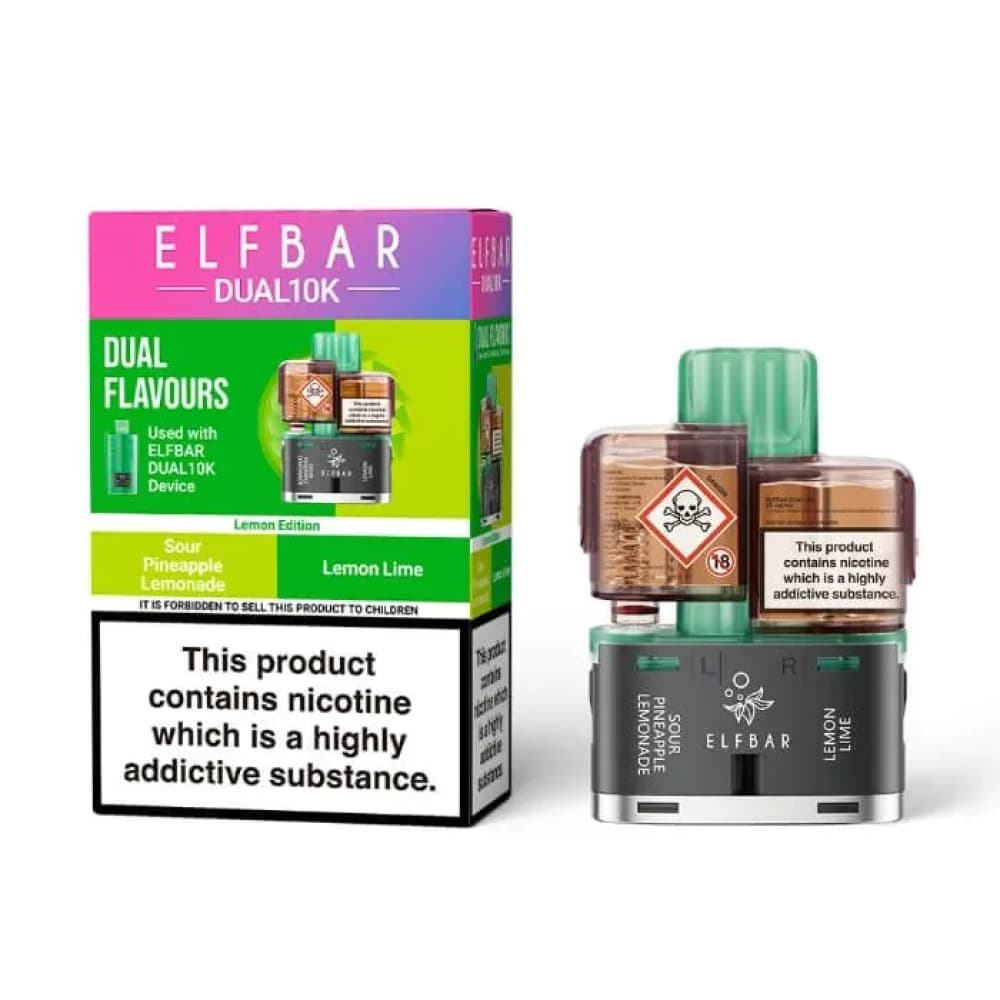 Lemon Edition Elf Bar Dual 10k Pods Pack of 5