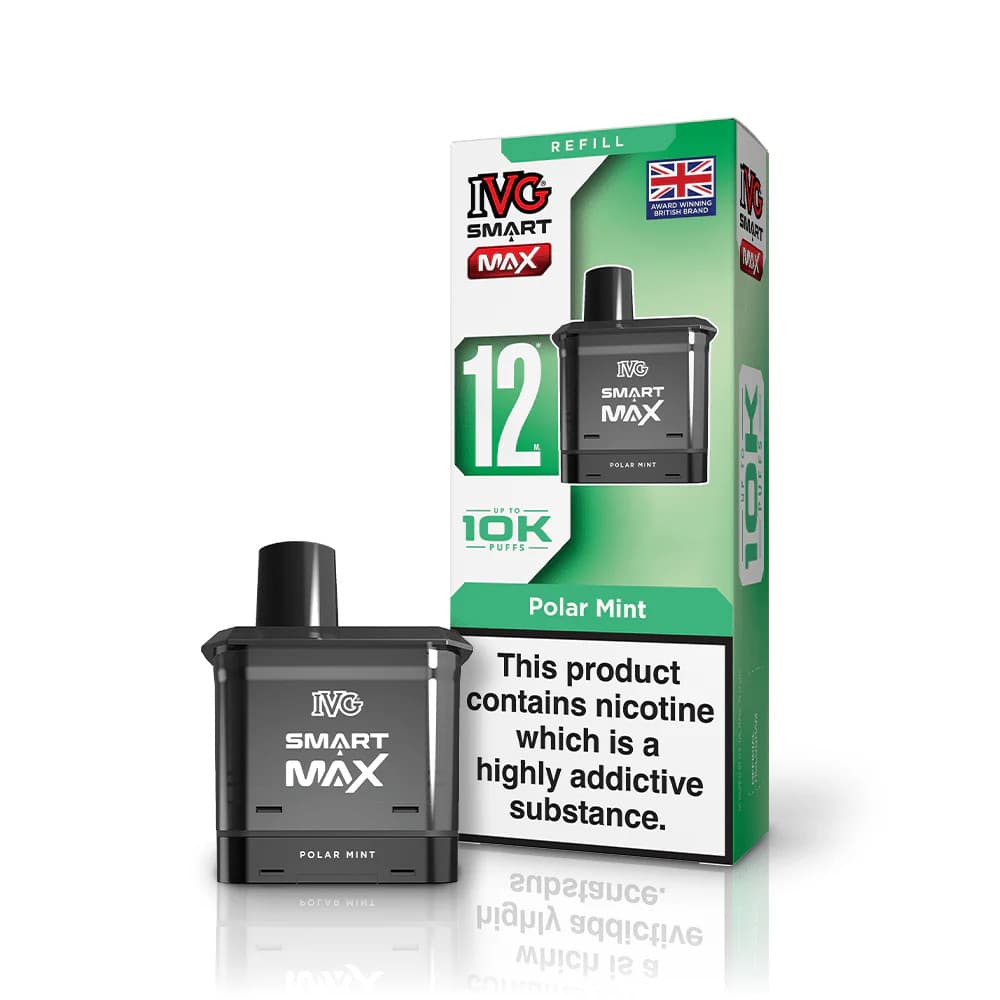  Polar Mint IVG Smart Max 10k Pods Pack of 5 | Refill Containers