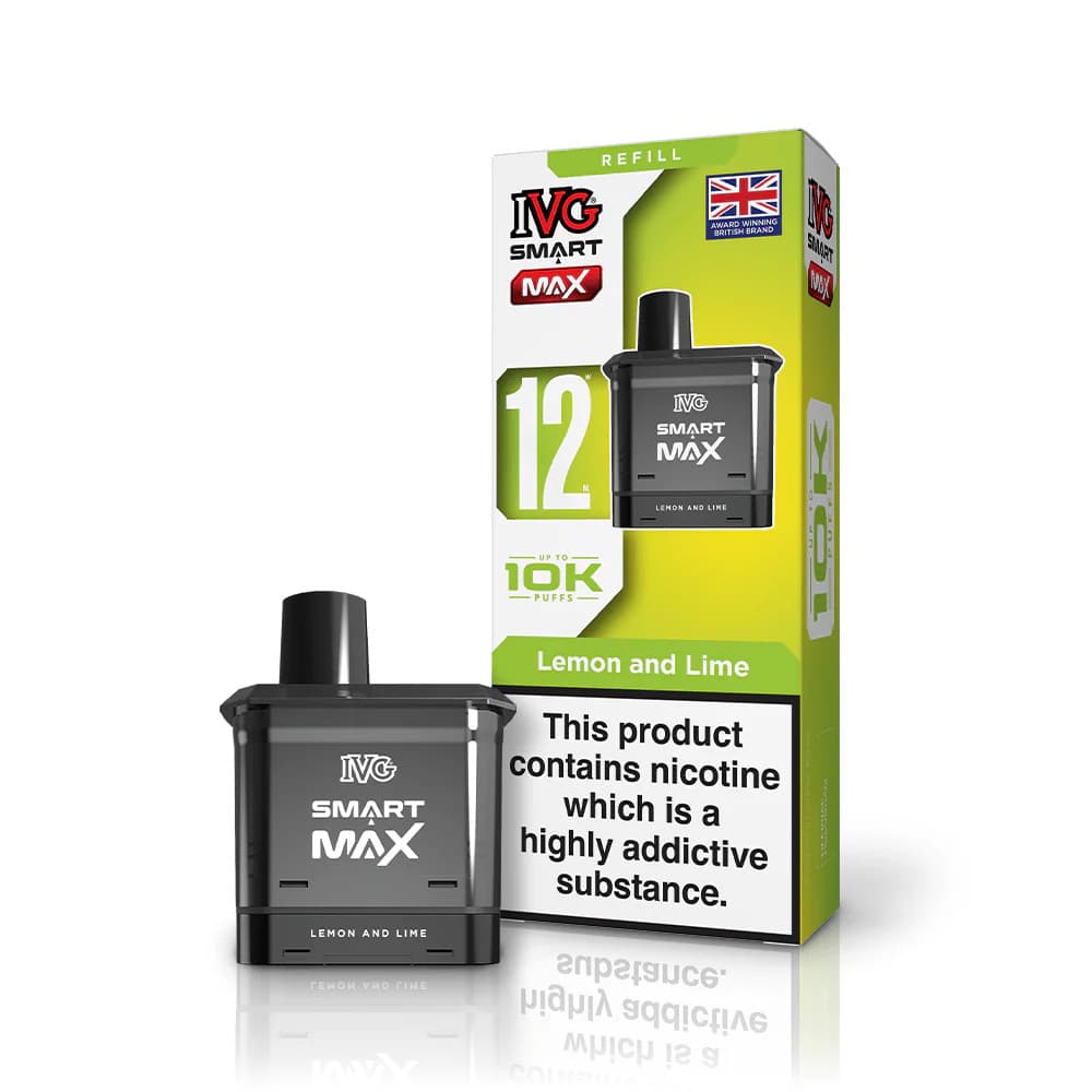  Lemon & Lime IVG Smart Max 10k Pods Pack of 5 | Refill Containers