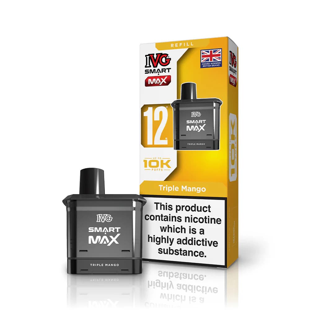  Triple Mango IVG Smart Max 10k Pods Pack of 5 | Refill Containers
