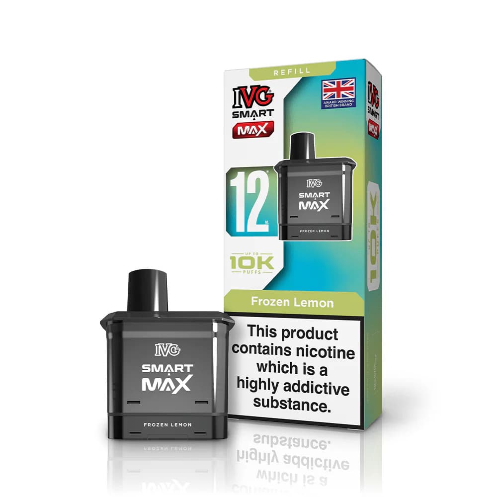  Frozen Lemon IVG Smart Max 10k Pods Pack of 5 | Refill Containers