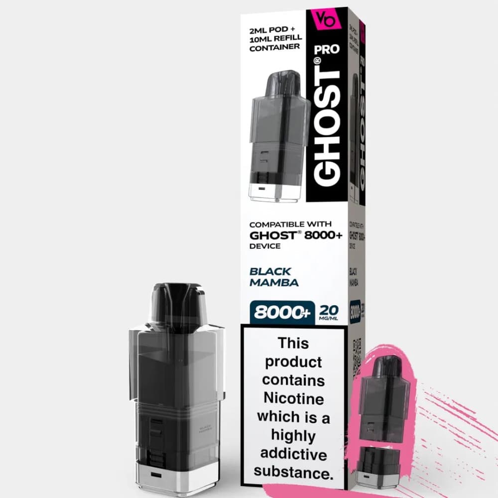  Black Mamba Ghost Pro 8000 Pods Pack of 5